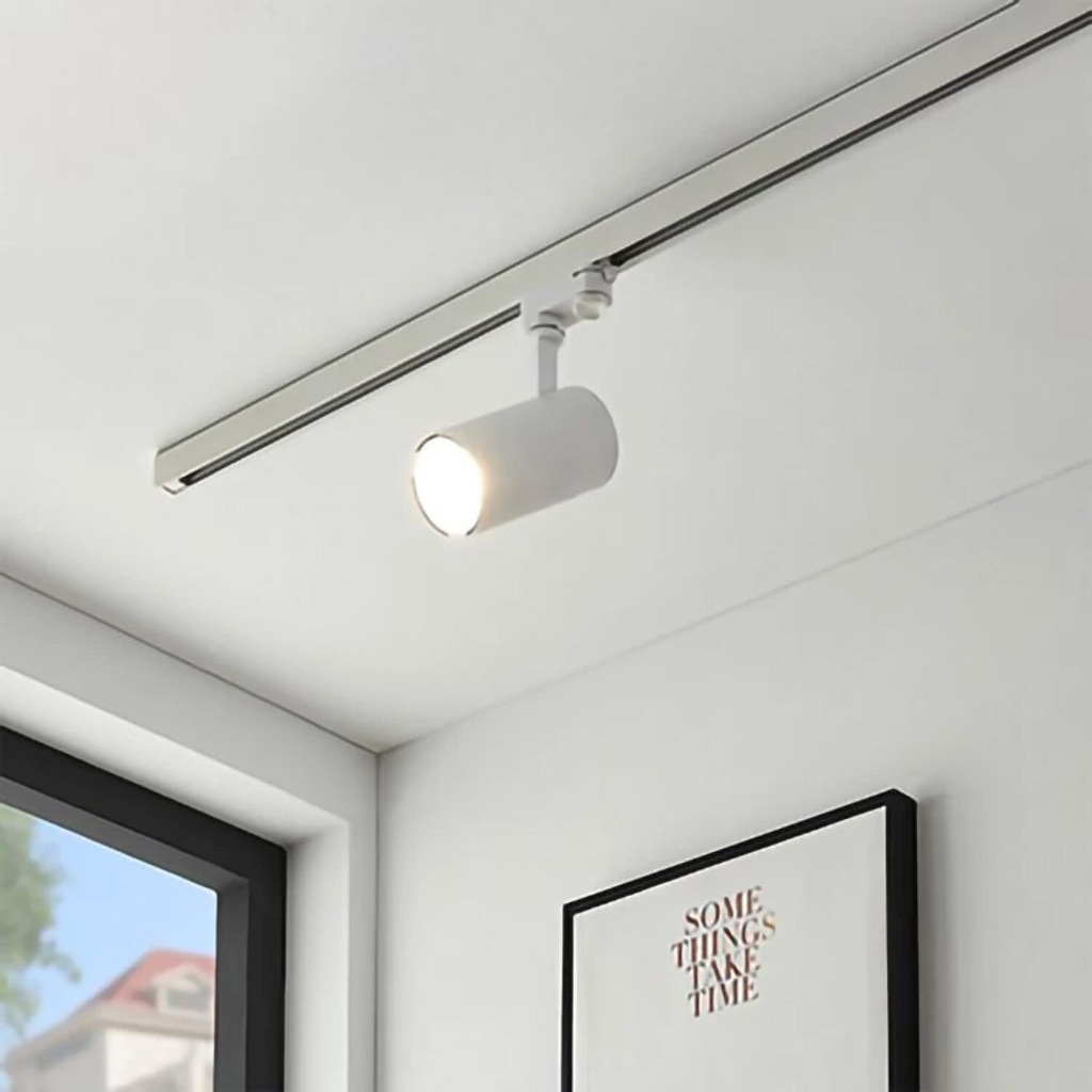 Riel Electrificado 1mtr para Spot Blanco 