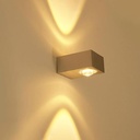 Aplique Cuadrado de exterior Acarea - Blanco Bidireccional 