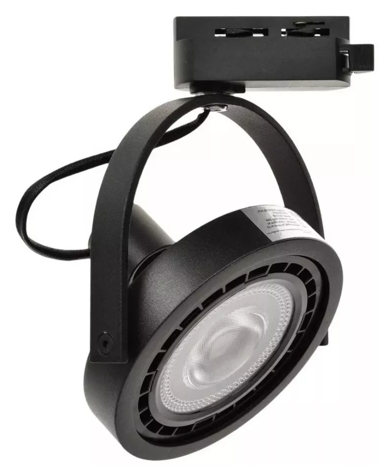 Artefacto de Riel para AR111 Negro