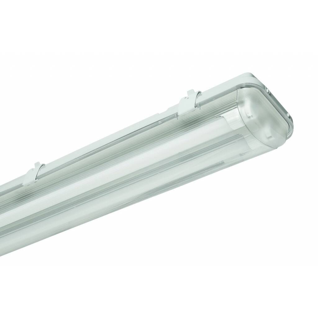 Artefacto estanco doble para T8 con cobertura 120cm