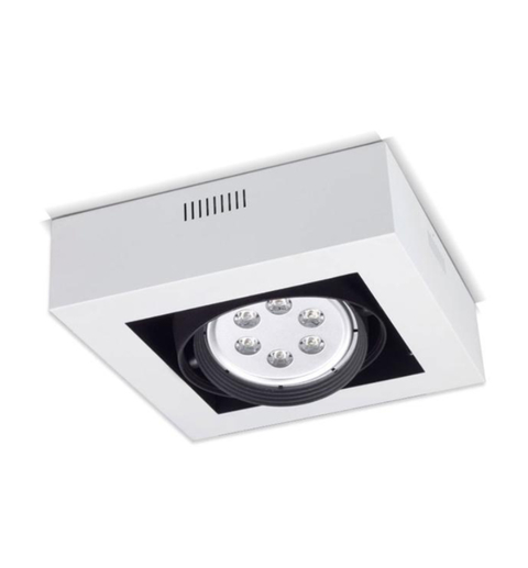 Aplique de adosar Cuadrado para AR111