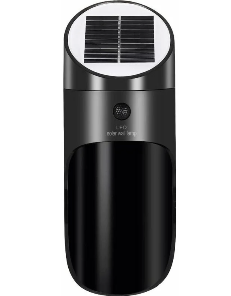 Aplique de Exterior Negro Solar