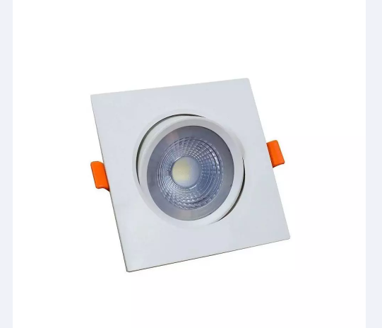 Downlight con giro Cuadrado 9W 230V Luz Cálida