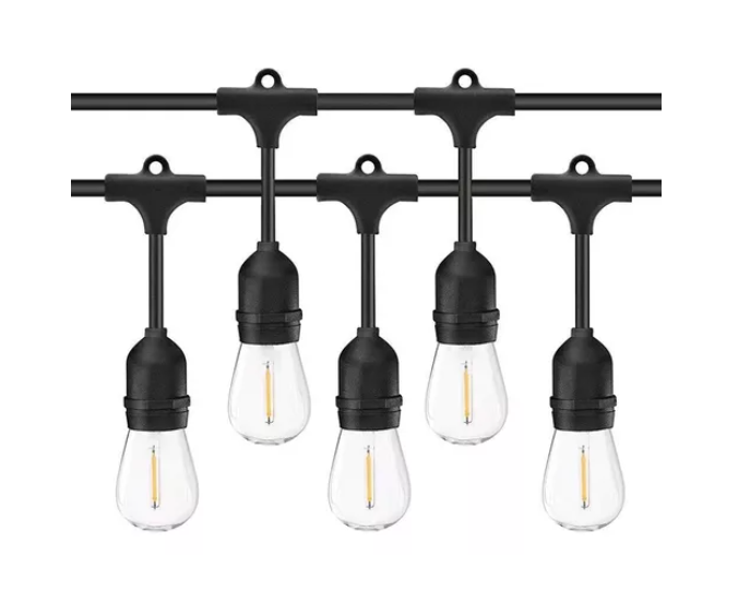 Luminaria Guirnalda 18W 10 metros 20 Bulb Luz Cálida 