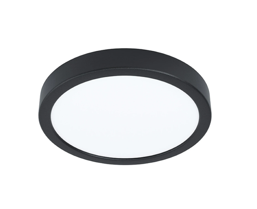[APCHRED18C] Aplique de adosar Redondo 18W 230V Luz Cálida Negro