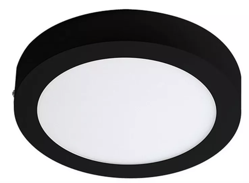 [APCHRED24C] Aplique de adosar Redondo 24W 230V Luz Cálida Negro