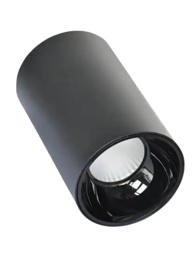 [APREDN10C] Aplique para techo Cilíndrico Neli - Negro
