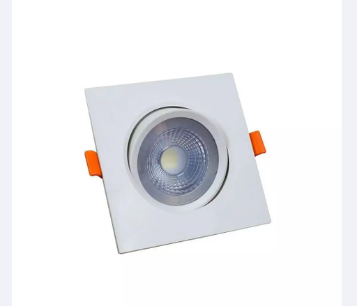 [DLCGCUA9SC] Downlight con giro Cuadrado 9W 230V Luz Cálida