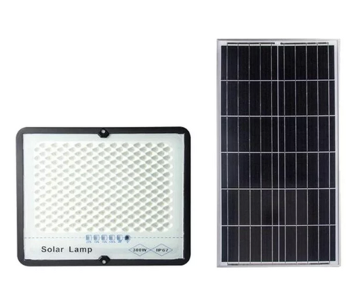 [FLSOL100WF] Foco Plano de 100W con Panel Solar