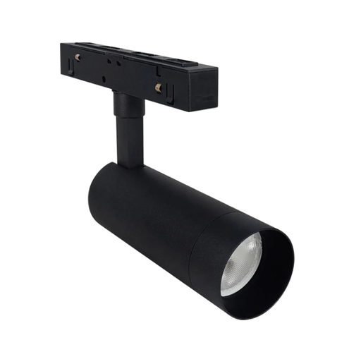 [MGSPOT24WC] Luminaria Spot Imantada para Riel 24W Luz Cálida Negro