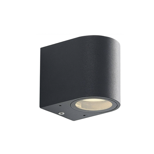 [MK-F495-1AB] Aplique Cilíndrico de exterior Negro para GU10 Unidireccional