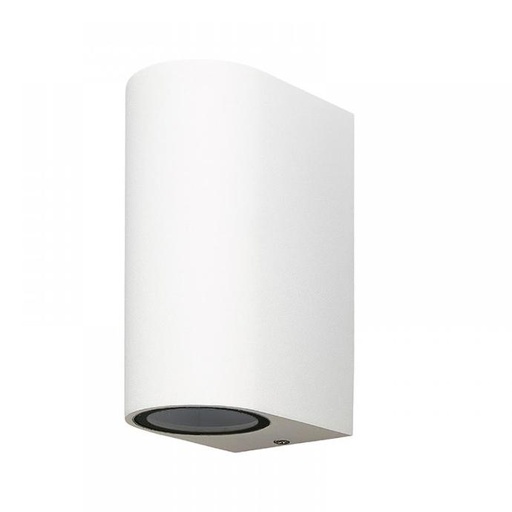 [MK-F495-2A] Aplique Cilíndrico de exterior Blanco para GU10 Bidireccional