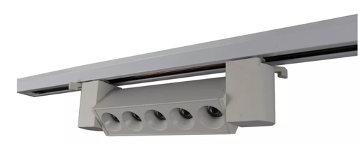 [RLDIR10B] Luminaria para Riel 10W Luz Cálida Blanco