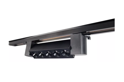 [RLDIR10W] Luminaria para Riel 10W Luz Cálida Negro